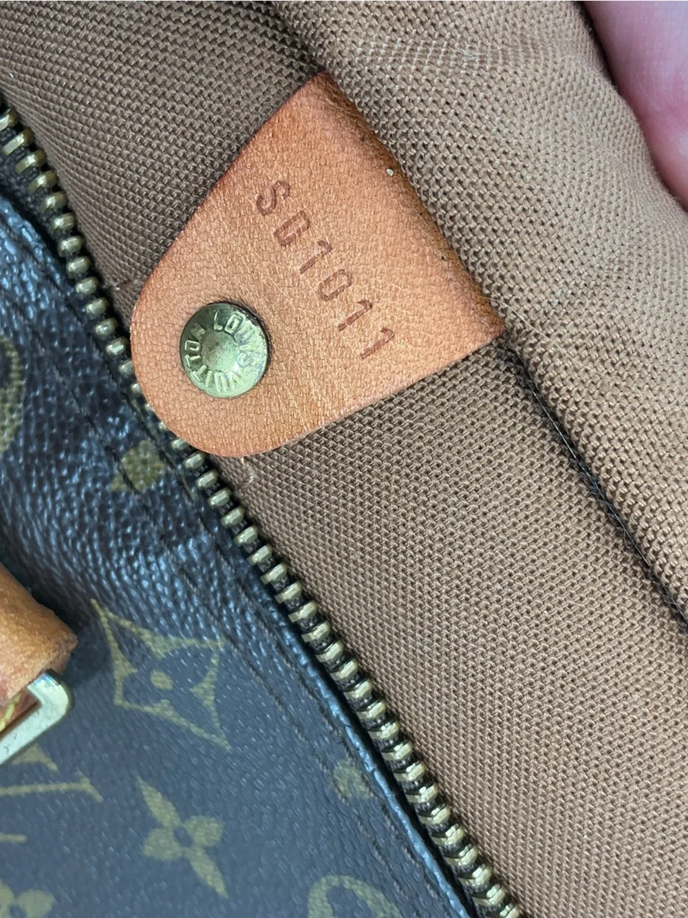Louis Vuitton Speedy 30 Monogram Canvas Boston Bag Vintage USA 2001